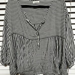 Striped Anthropologie Top